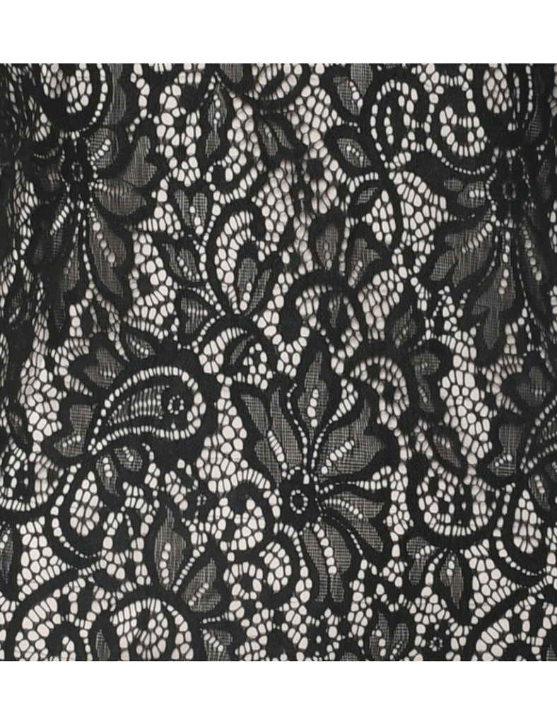Floral Lace Leotard - M