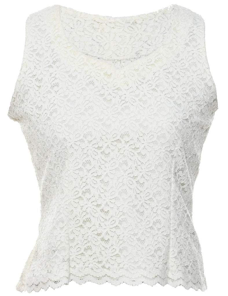 Floral Lace Top - S