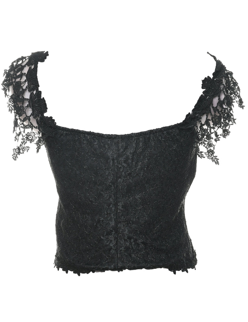 Floral Lace Top - M