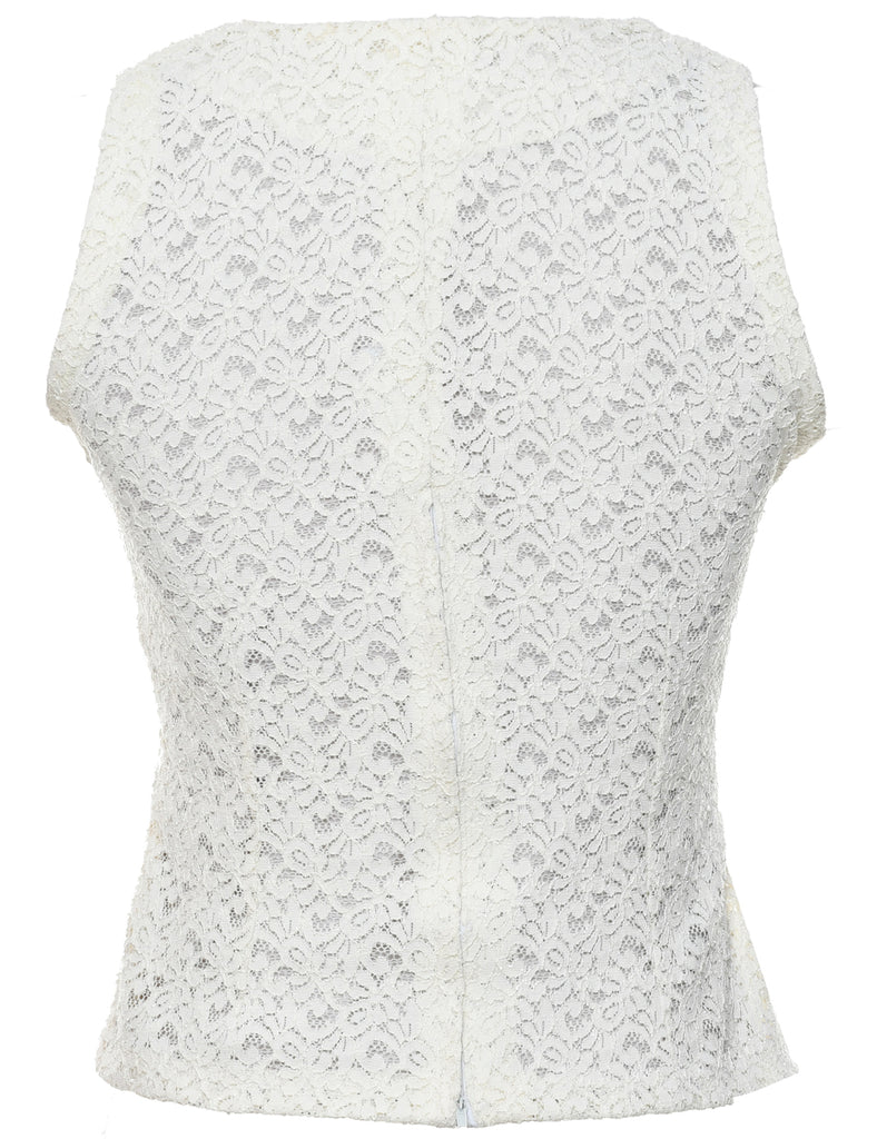 Floral Lace Top - S