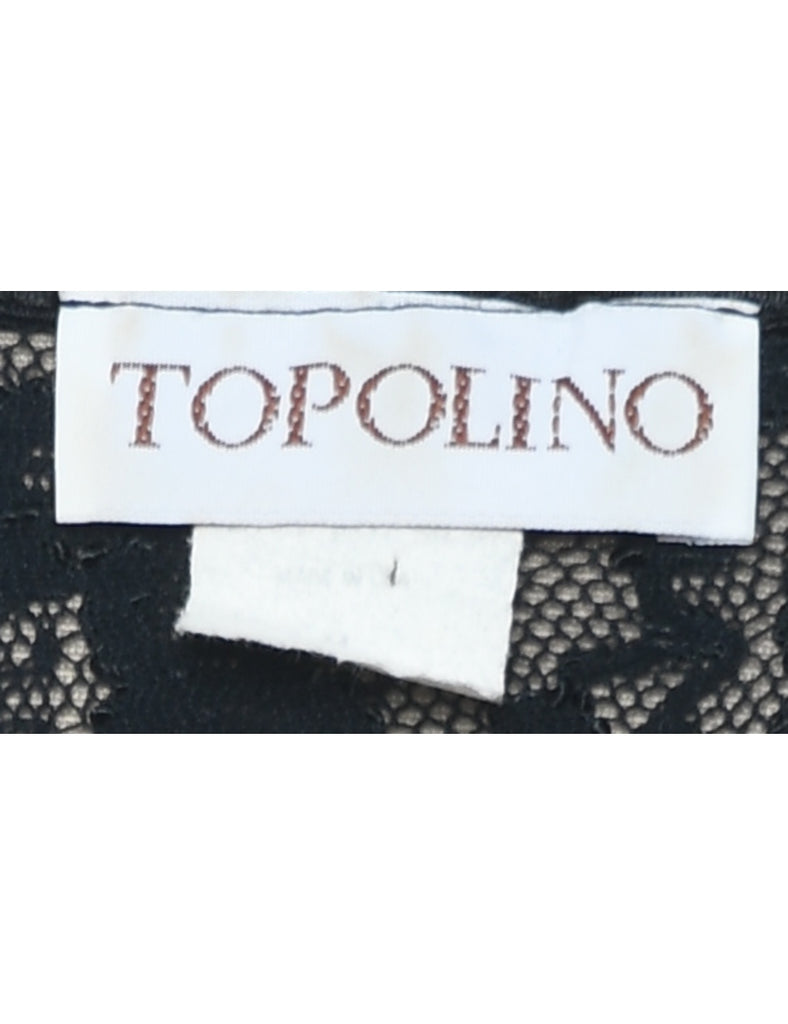 Floral Lace Top - M