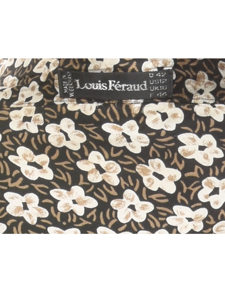 Floral Louis Feraud Blouse - XL