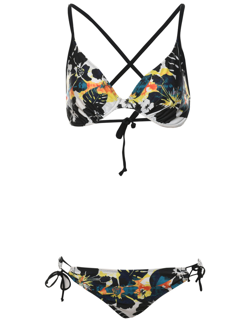 Floral Multi-Colour Bikini  - S