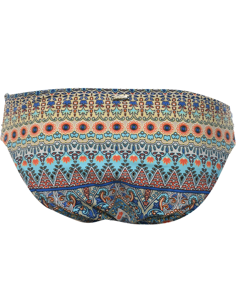 Floral Multi-Colour Bikini Bottoms - L