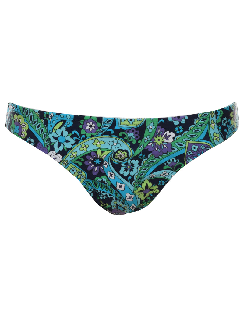 Floral & Paisley Bikini Bottoms - M