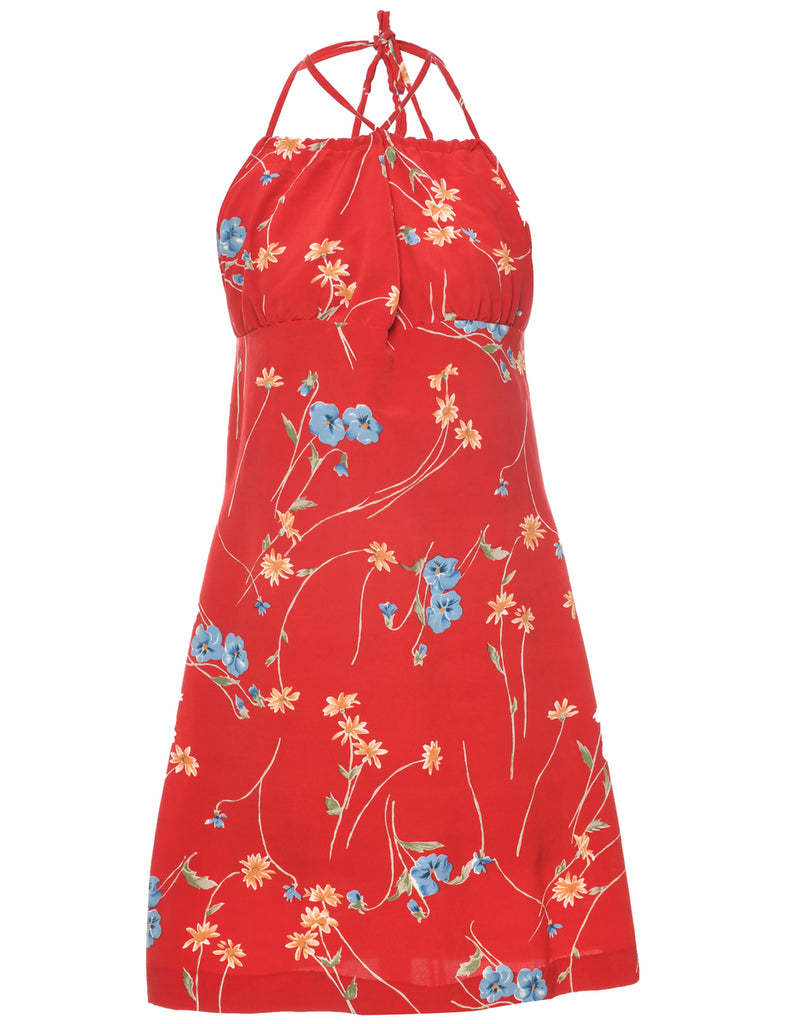 Floral Pattern Dress - S