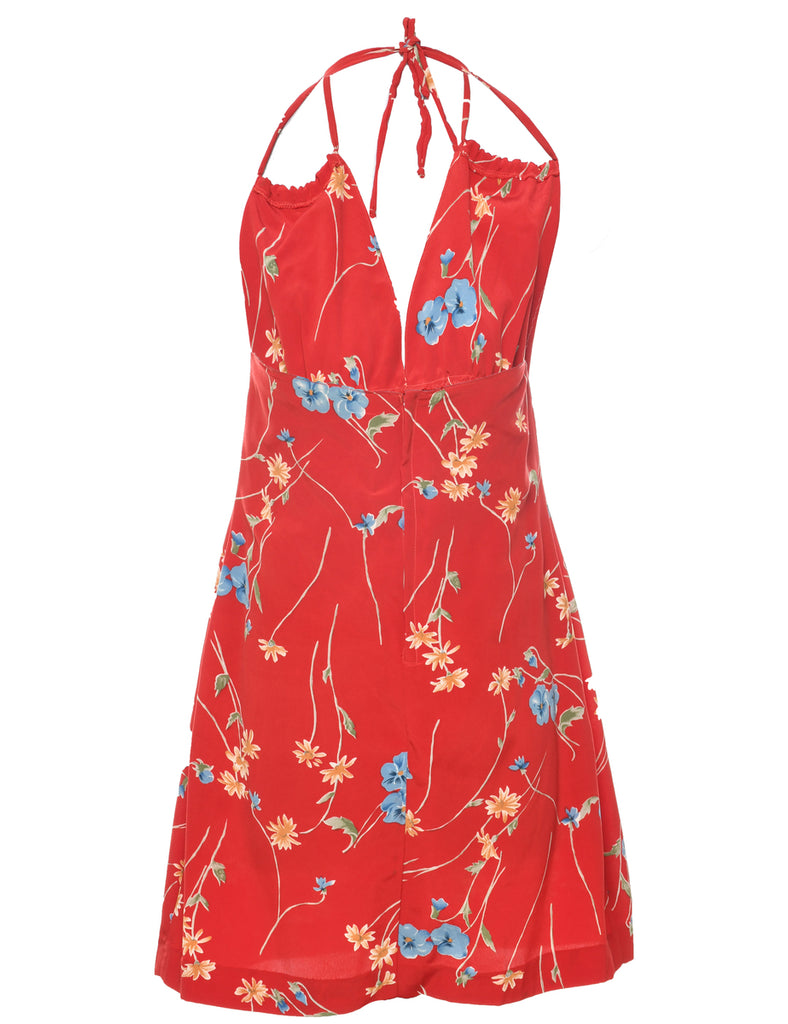 Floral Pattern Dress - S