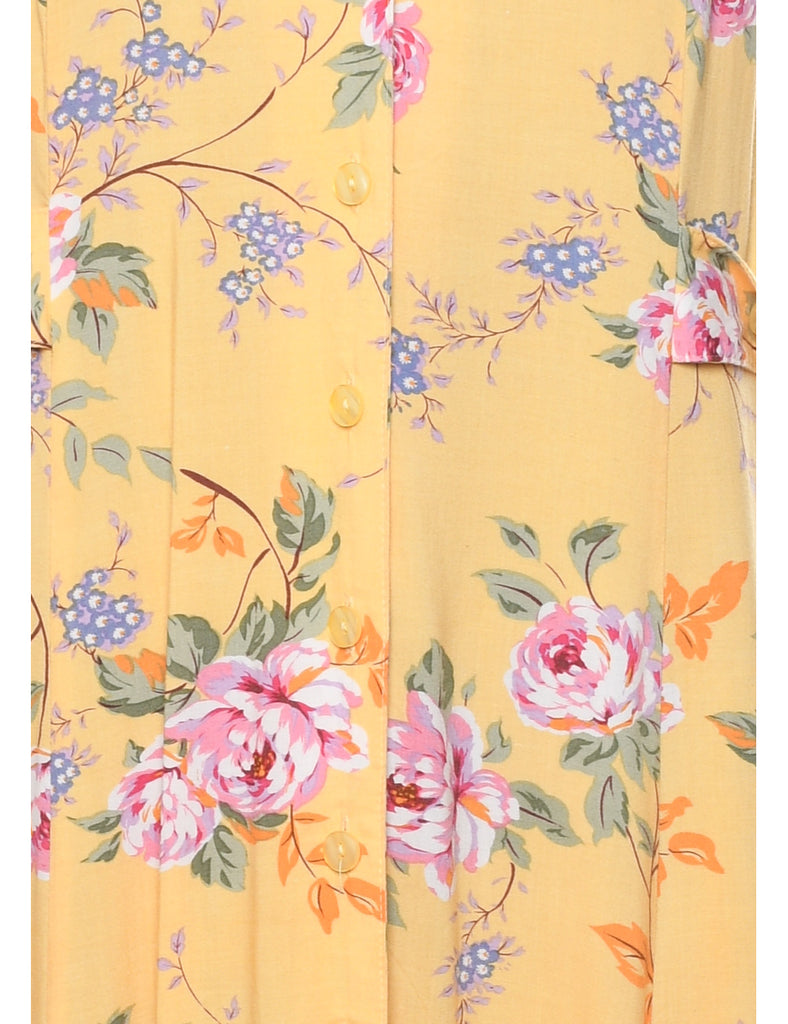 Floral Pattern Dress - XL