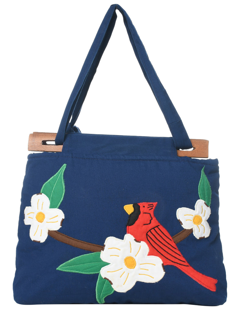 Floral Pattern Frame Bag - S