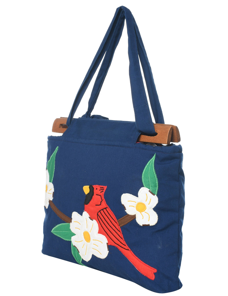 Floral Pattern Frame Bag - S