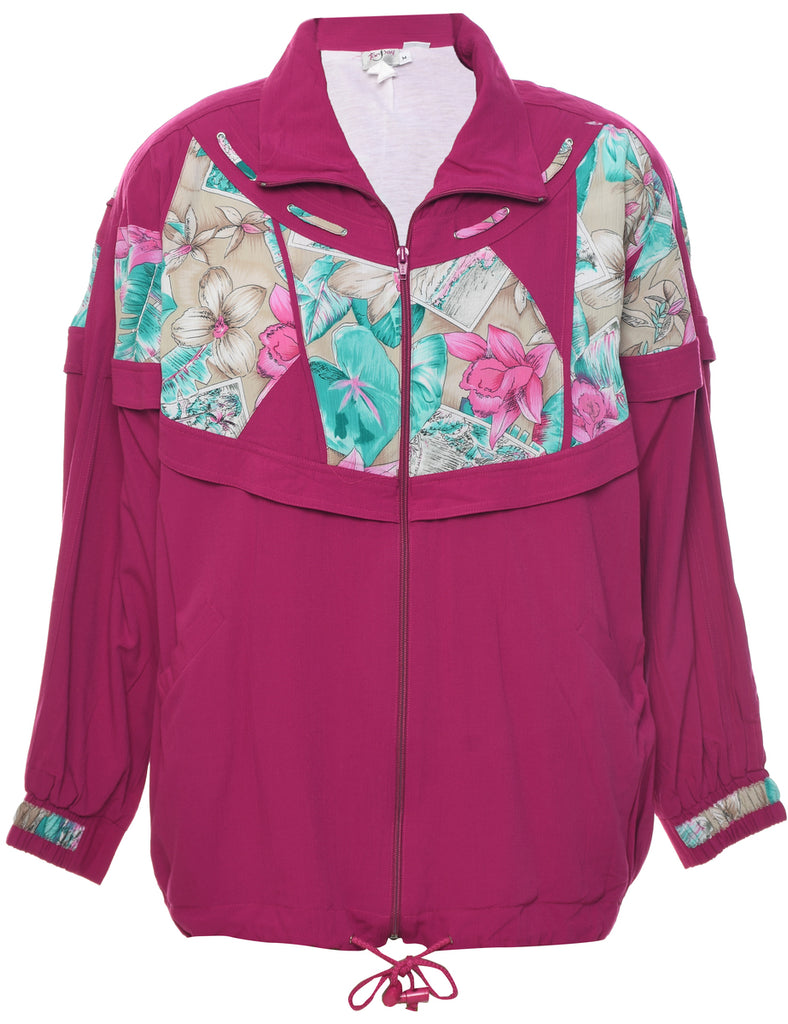 Floral Pattern Jacket - M