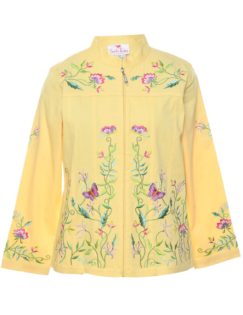 Floral Pattern Jacket - M
