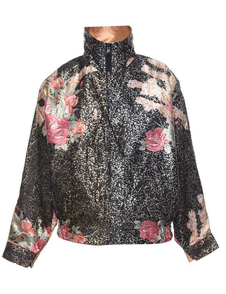 Floral Pattern Jacket - M