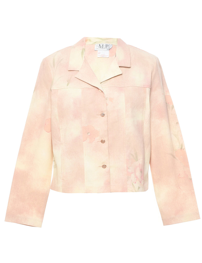 Floral Pattern Jacket - M