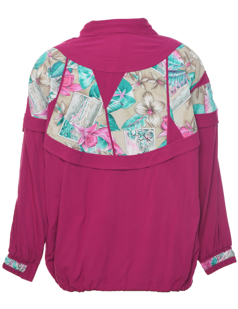 Floral Pattern Jacket - M