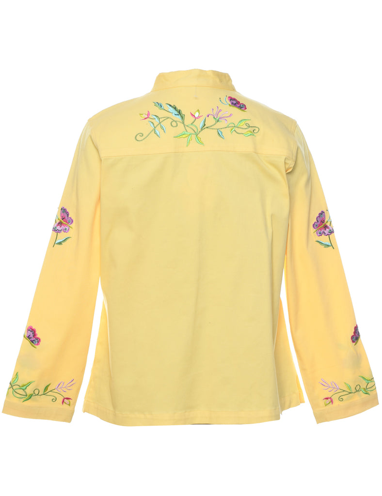 Floral Pattern Jacket - M