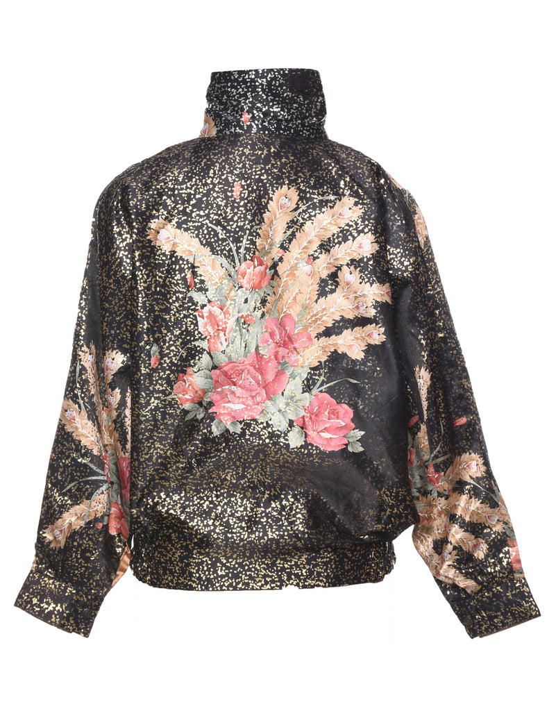 Floral Pattern Jacket - M