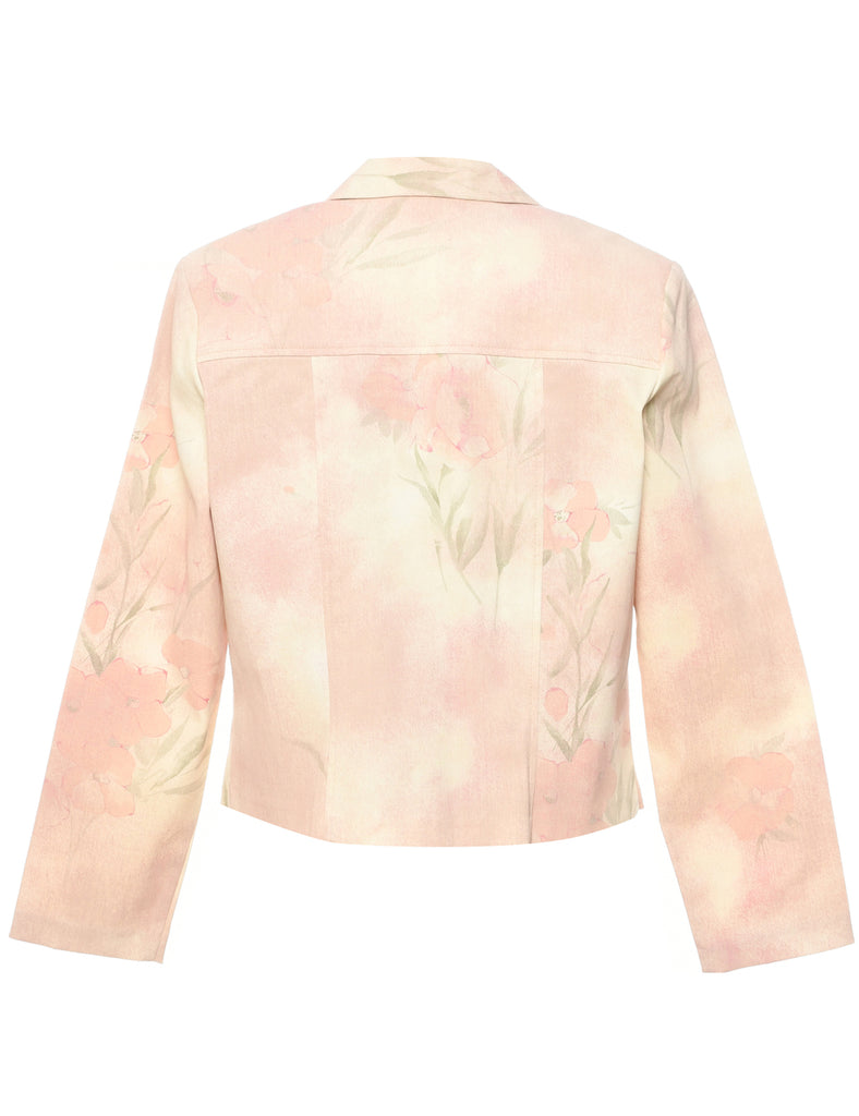 Floral Pattern Jacket - M