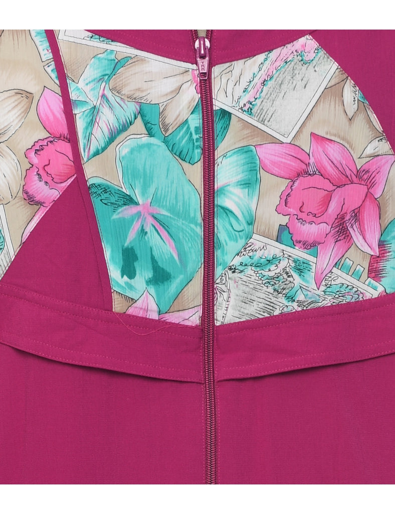 Floral Pattern Jacket - M