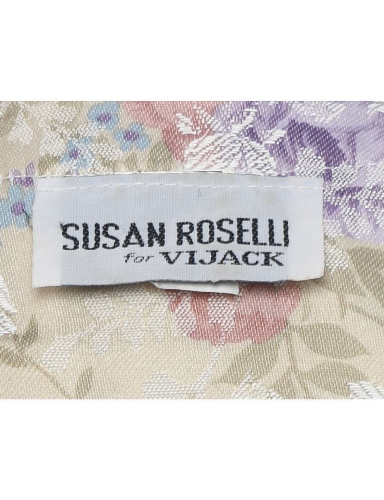 Floral Pattern Jacket - M