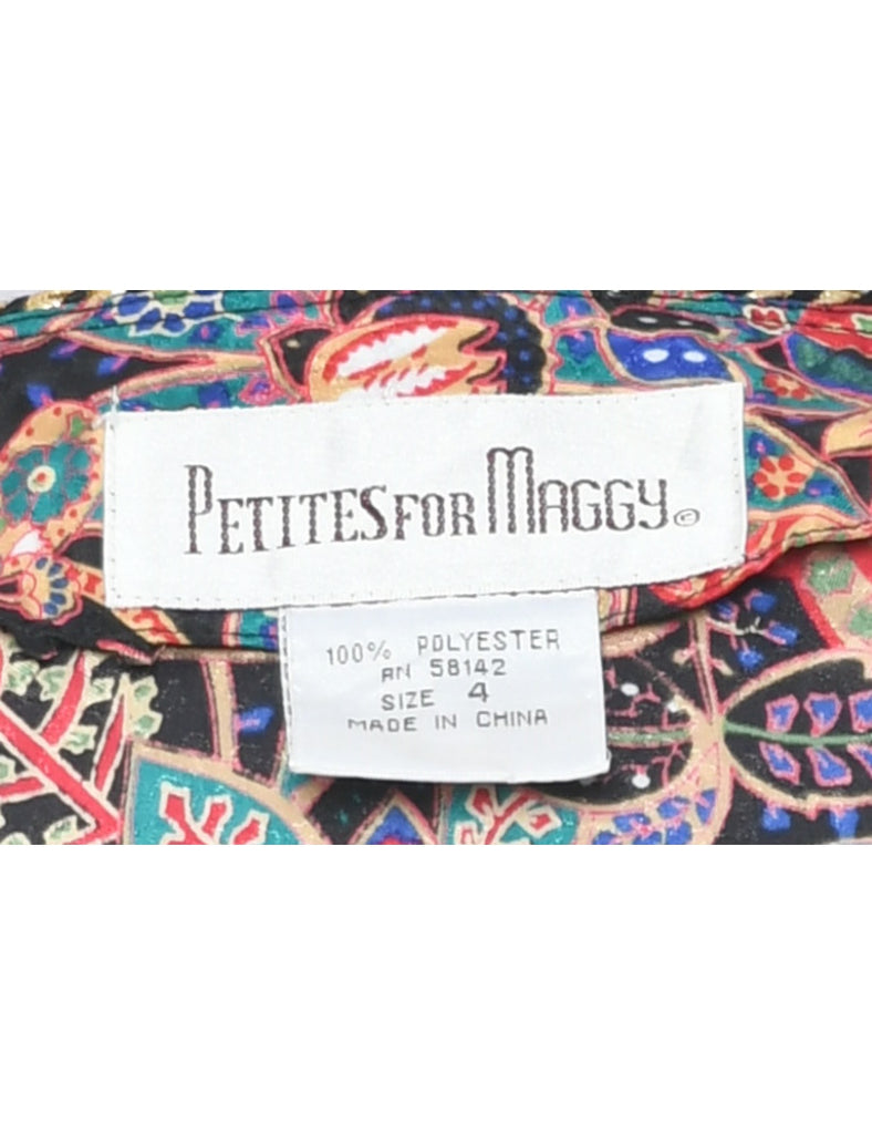 Floral Pattern Jacket - M