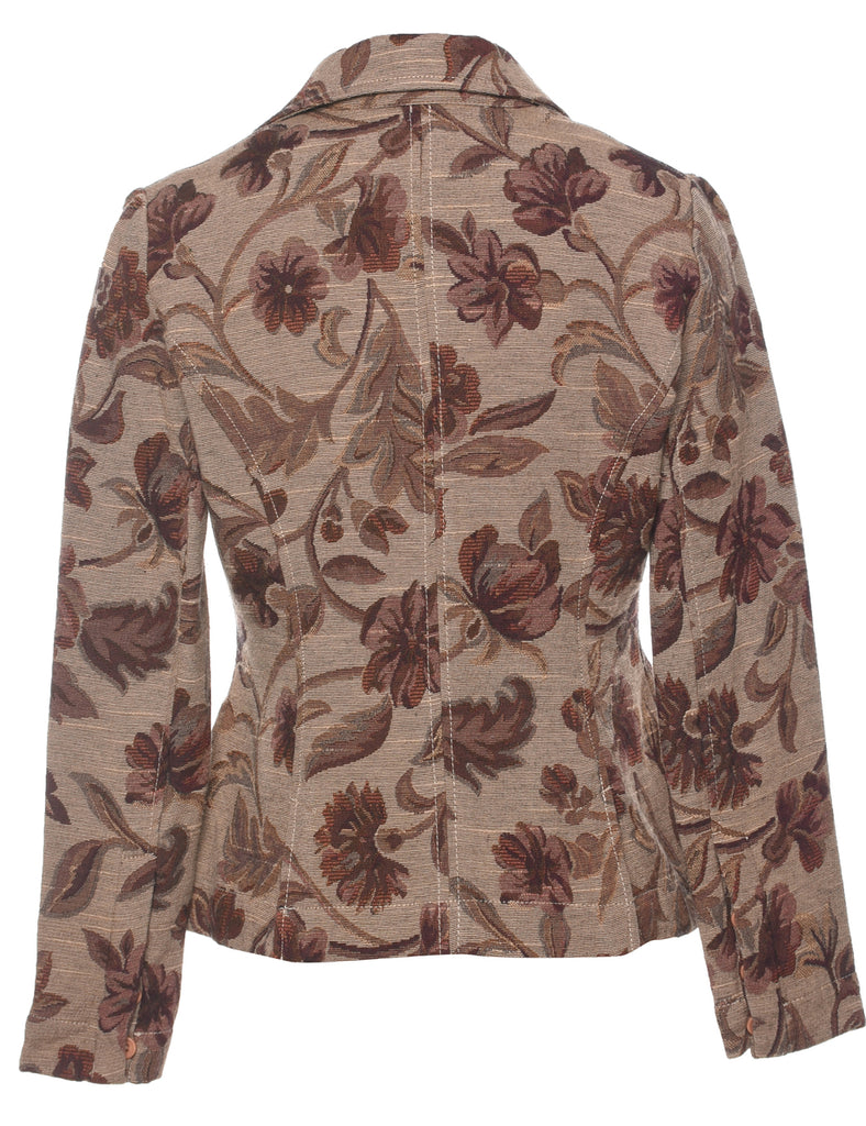 Floral Pattern Tapestry Jacket - M