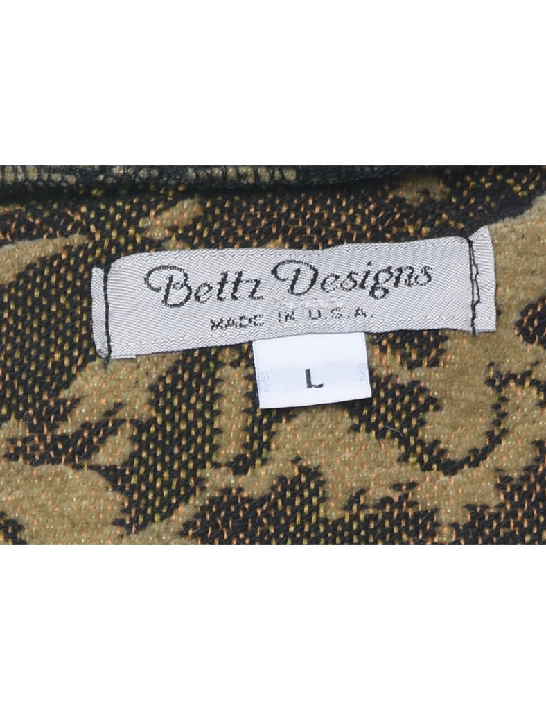 Floral Pattern Tapestry Jacket - XL