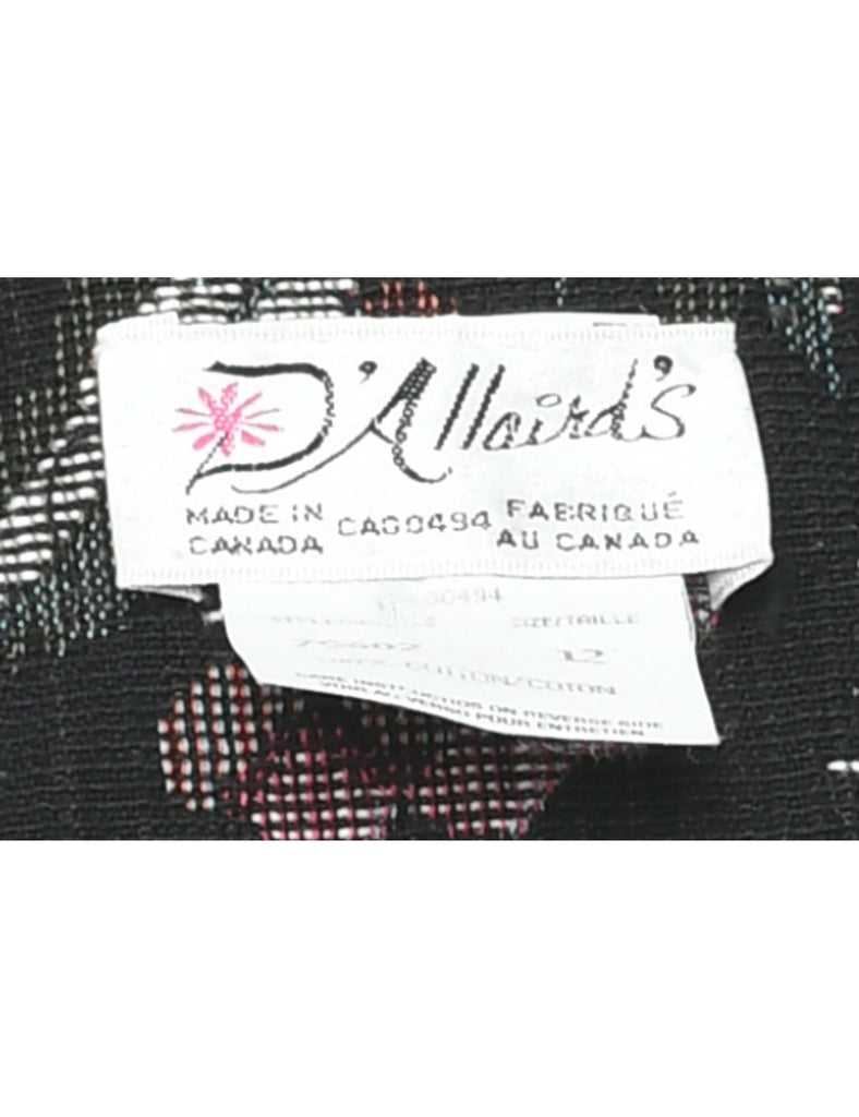 Floral Pattern Tapestry Jacket - M