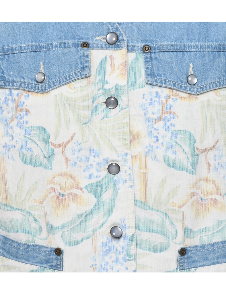 Floral Pattern Waistcoat - M