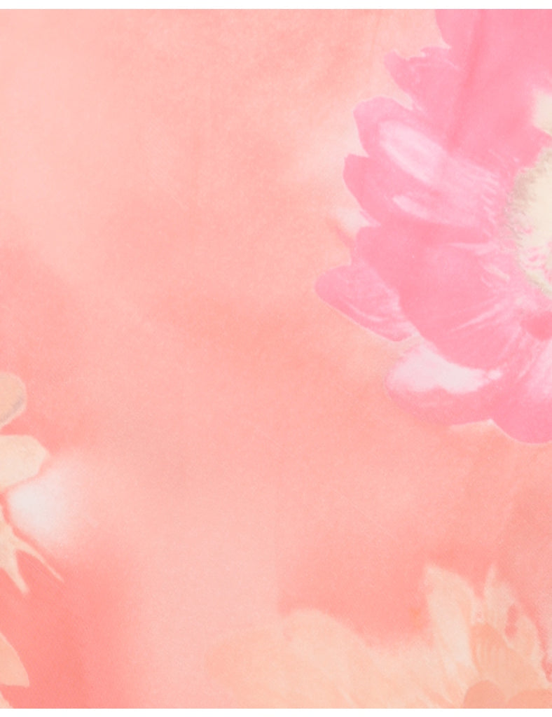 Floral Pattern Y2K Skirt - S