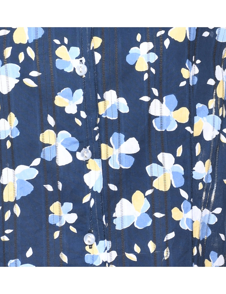 Floral Petite Shirt - M