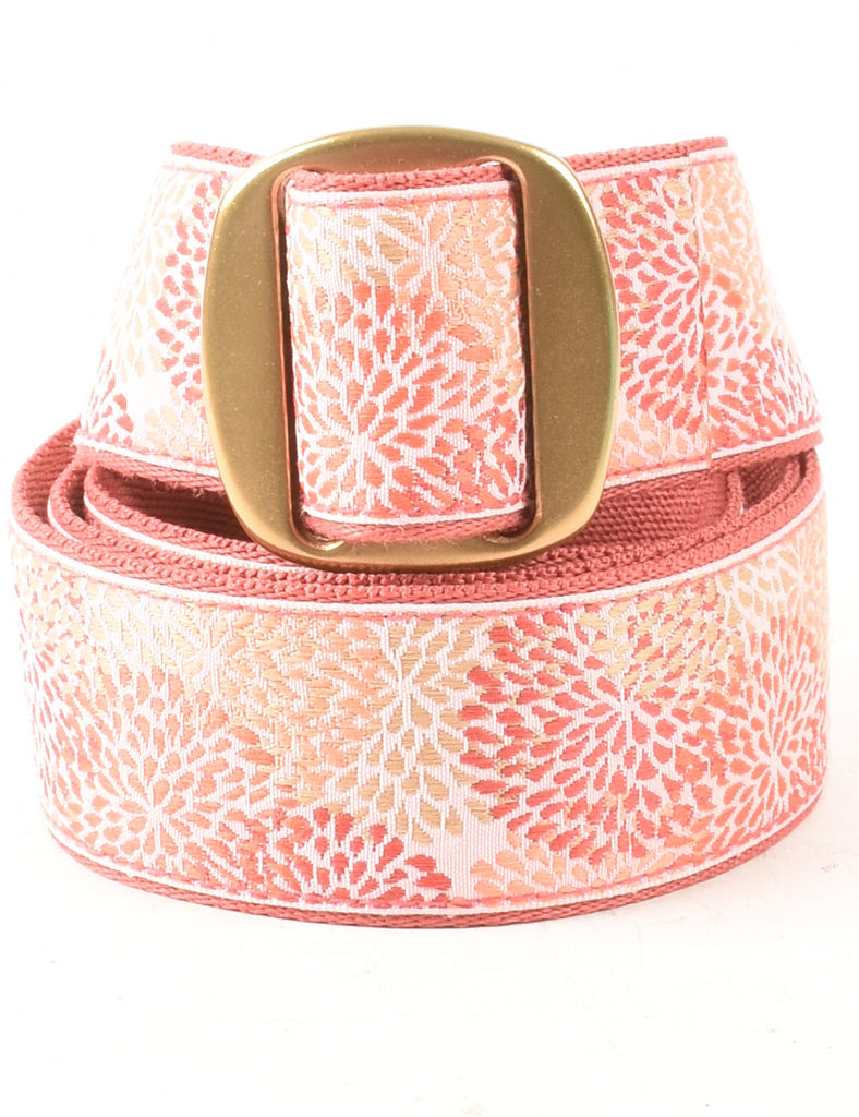 Floral Print Belt - M