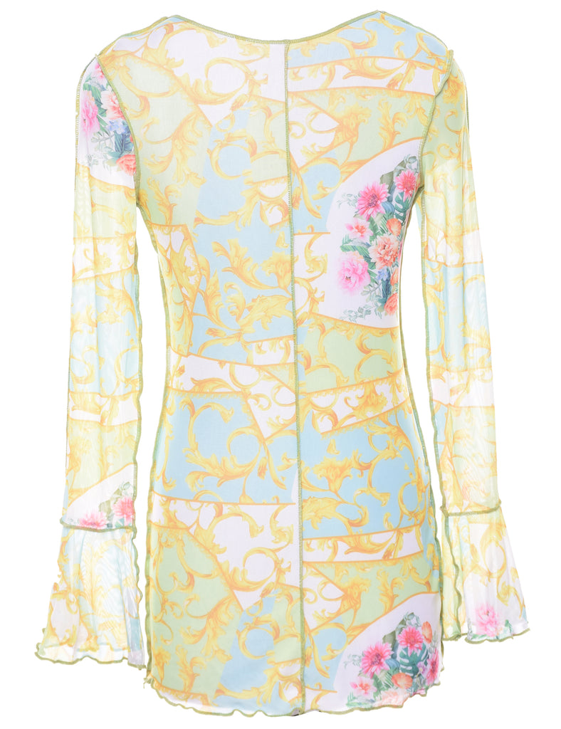 Floral Print Blouse - XS