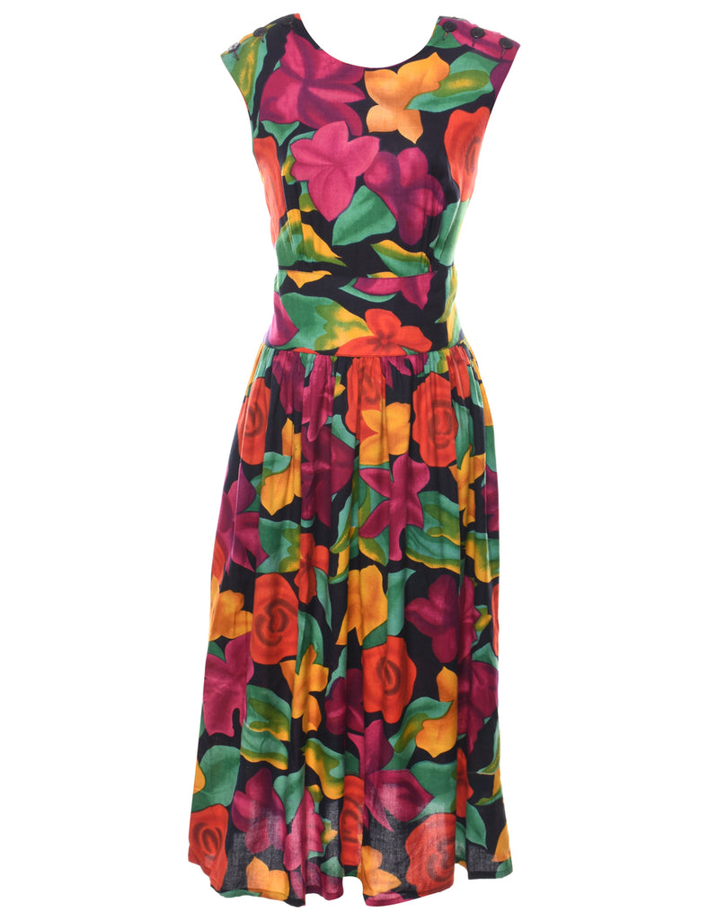 Floral Print Dress - S