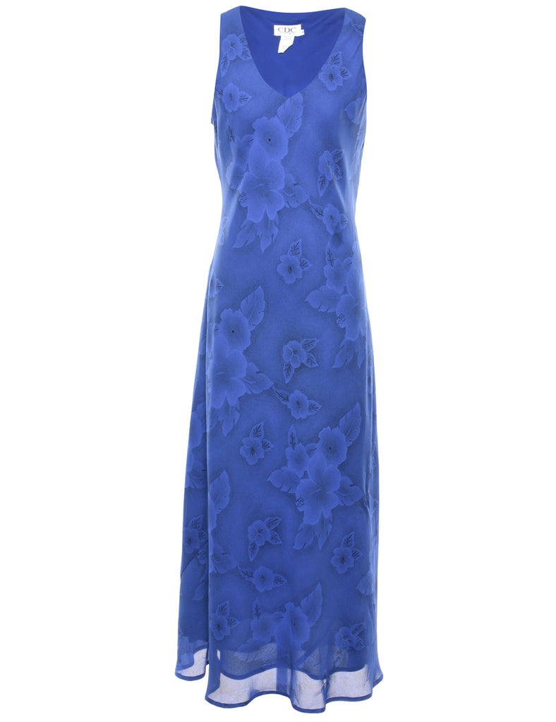 Floral Print Dress - L