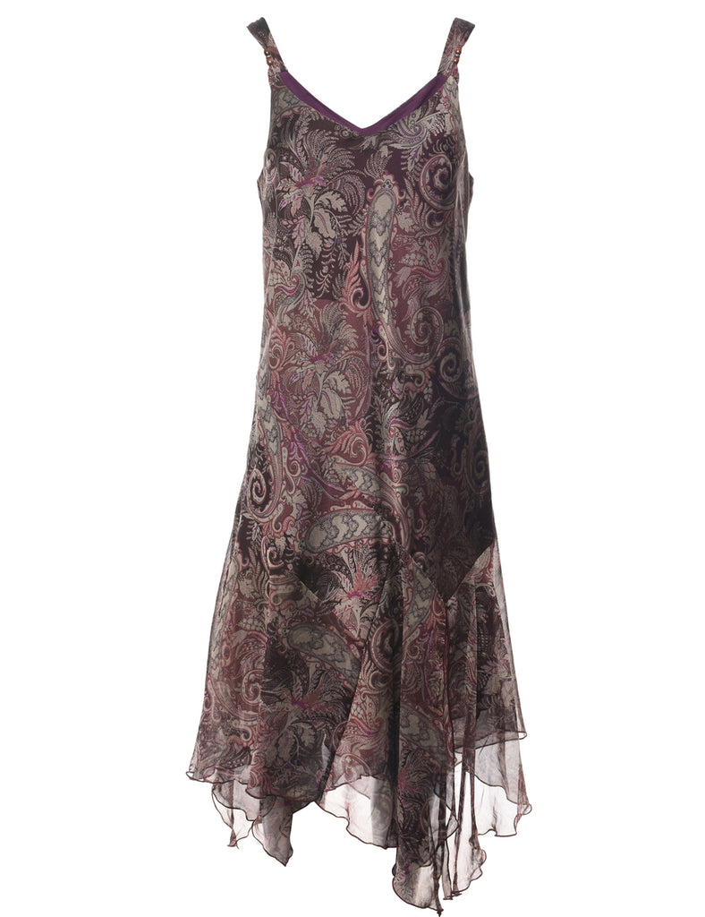 Floral Print Dress - M