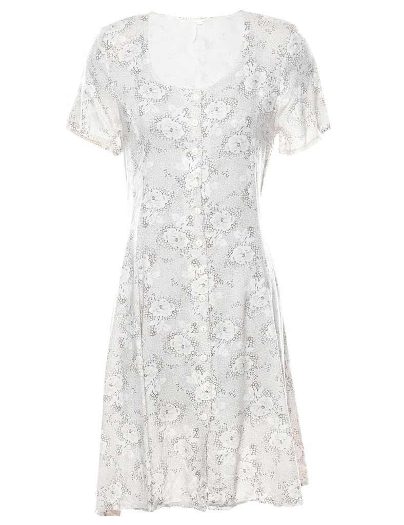 Floral Print Dress - M