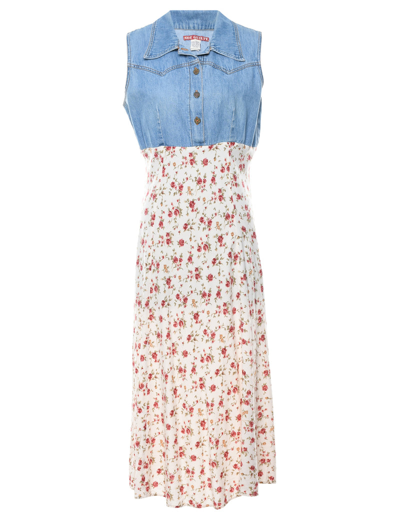 Floral Print Dress - M