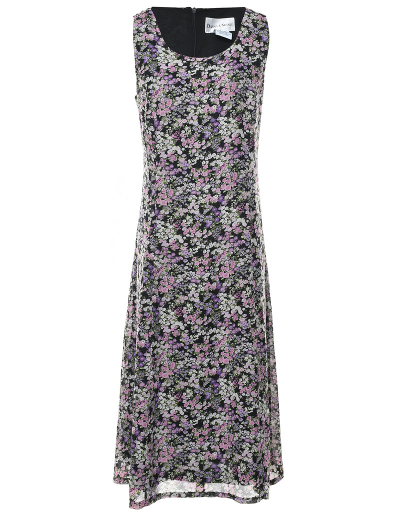Floral Print Dress - XL