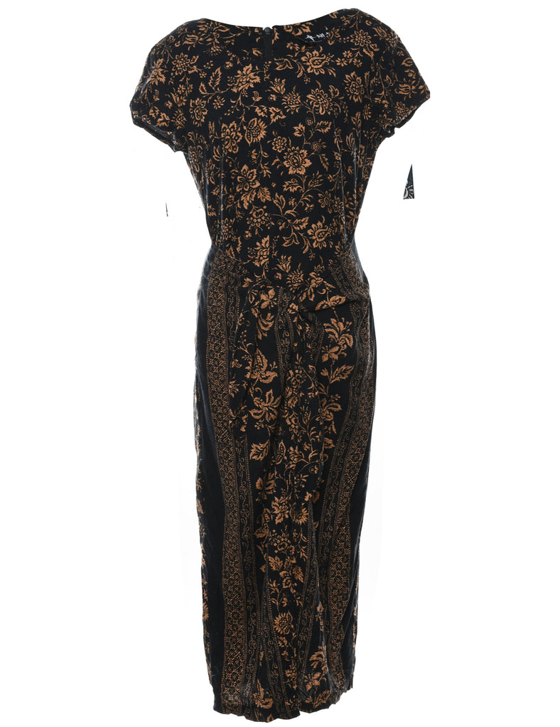 Floral Print Dress - M
