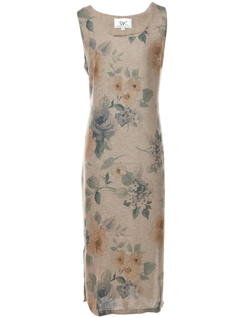 Floral Print Dress - XL
