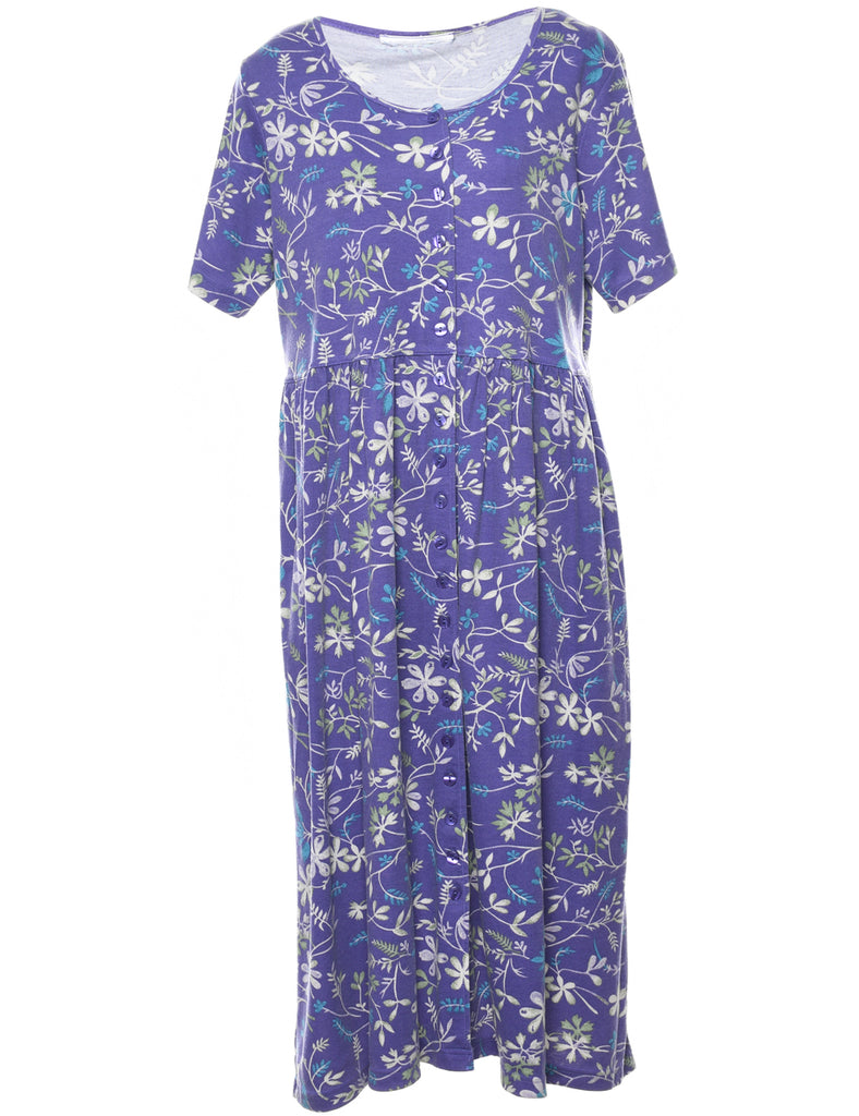 Floral Print Dress - XL