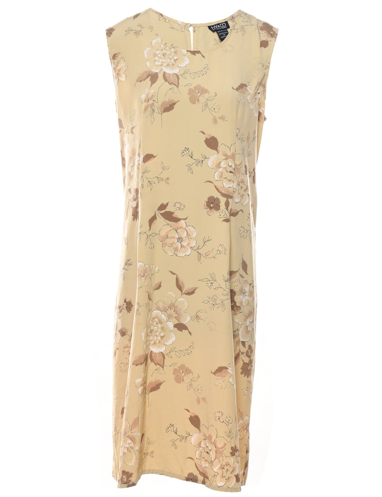 Floral Print Dress - L