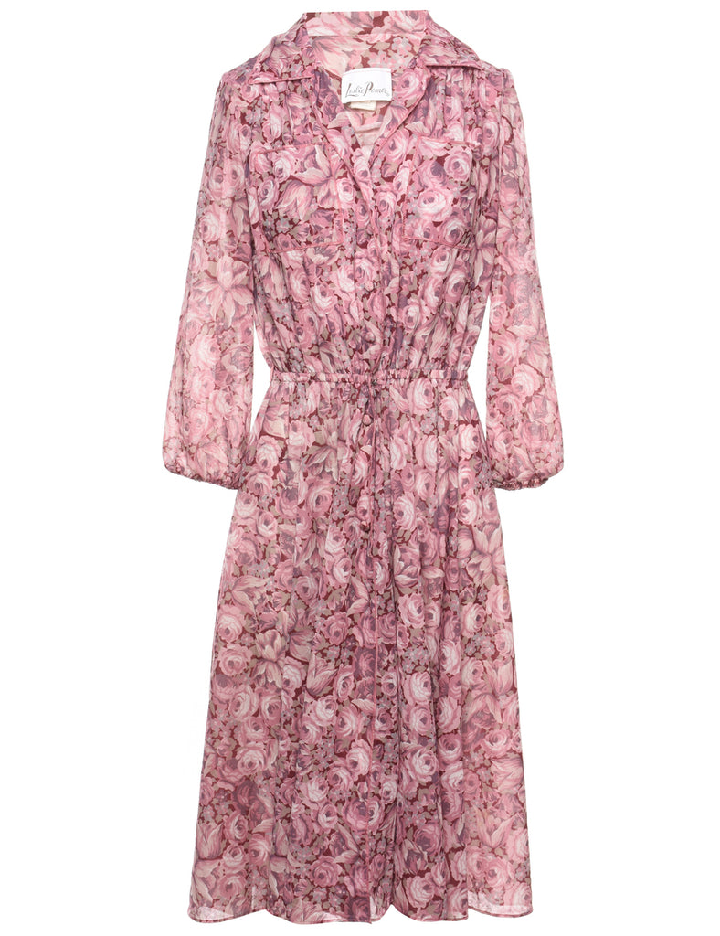 Floral Print Dress - M