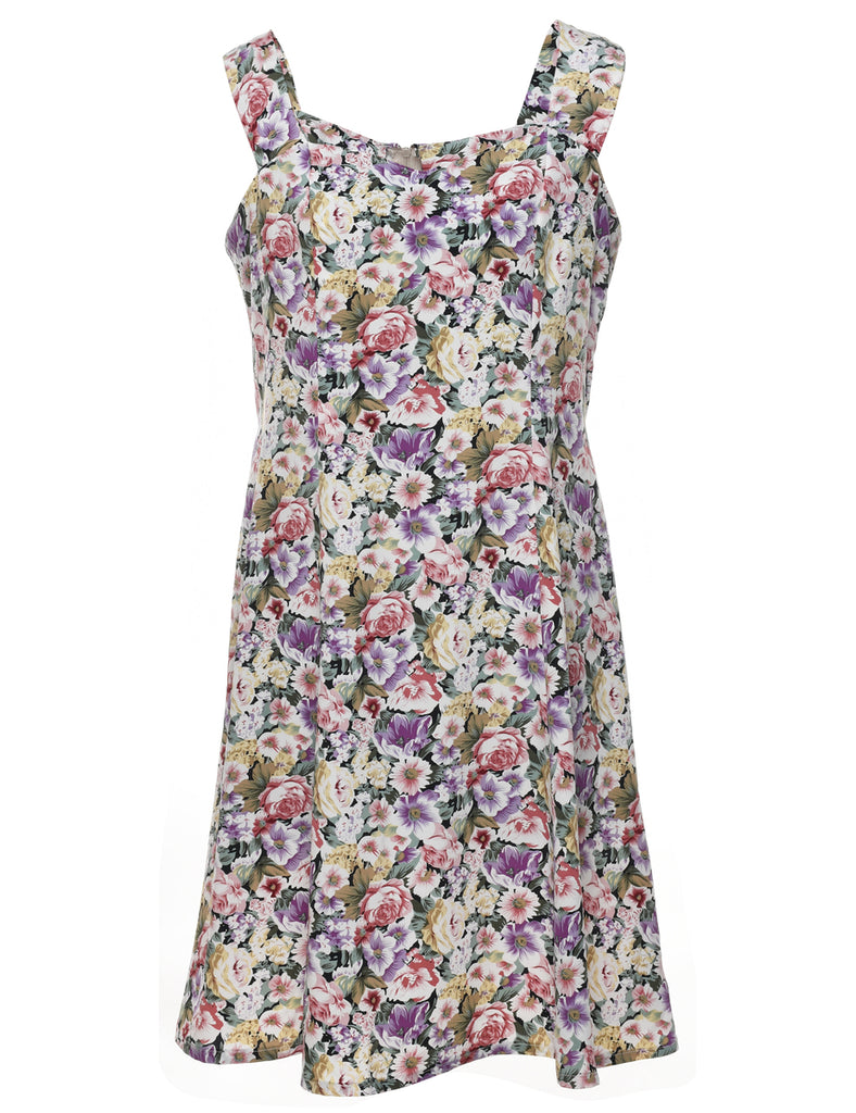 Floral Print Dress - M