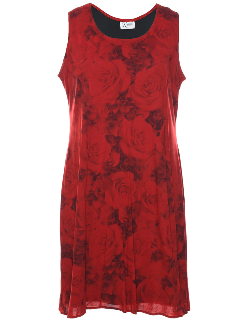 Floral Print Dress - XL