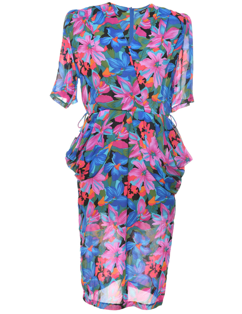 Floral Print Dress - XL