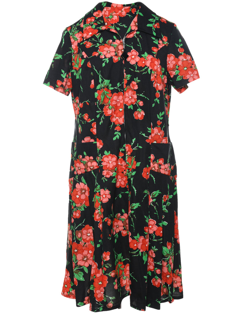 Floral Print Dress - XL