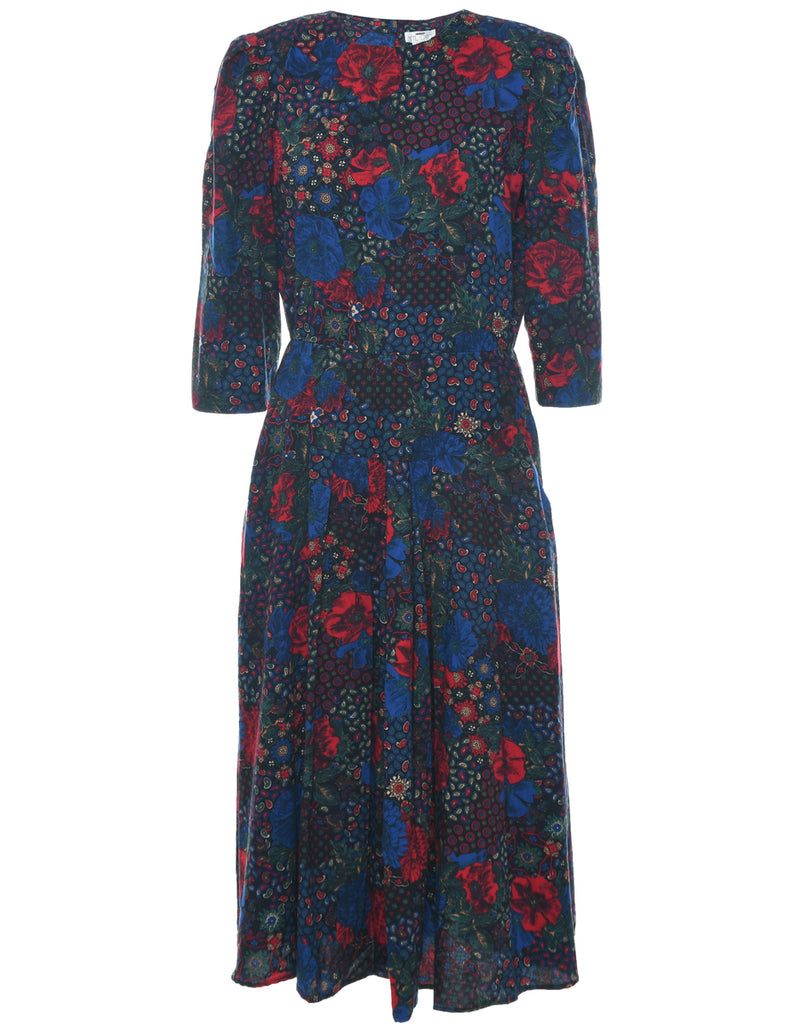 Floral Print Dress - XL