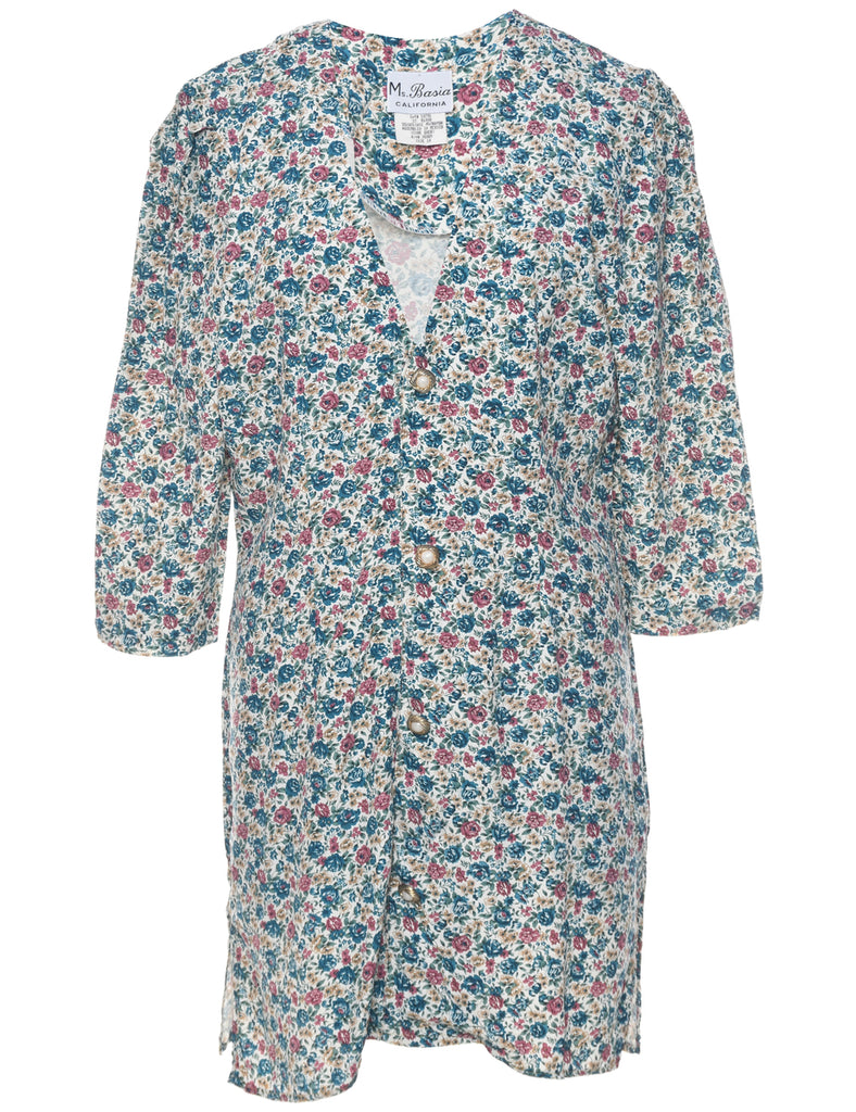 Floral Print Dress - XL